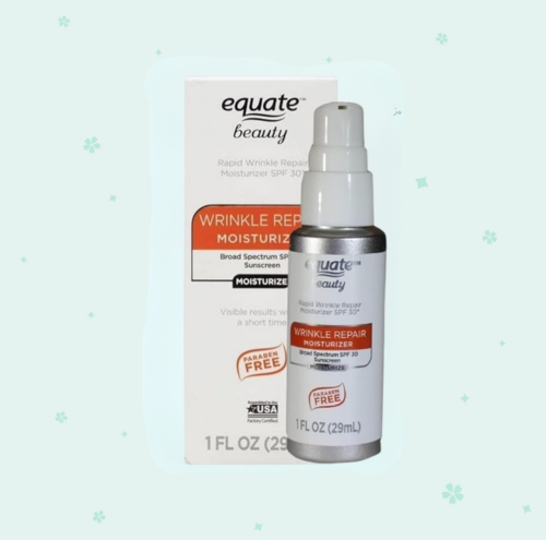 Equate Beauty Wrinkle repair Moisturizer Broad Spectrum SPF 30 1 Fl Oz (3 Pack)