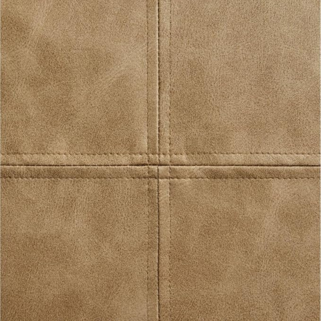 Blazeeria & Co Genuine Beige Leather Pillow Cover Case for Lumbar Throw Couch Pillows - Modern Farmhouse Decorative Sofa Thick & Soft Cushion Covers (Beige, 14" x 24")