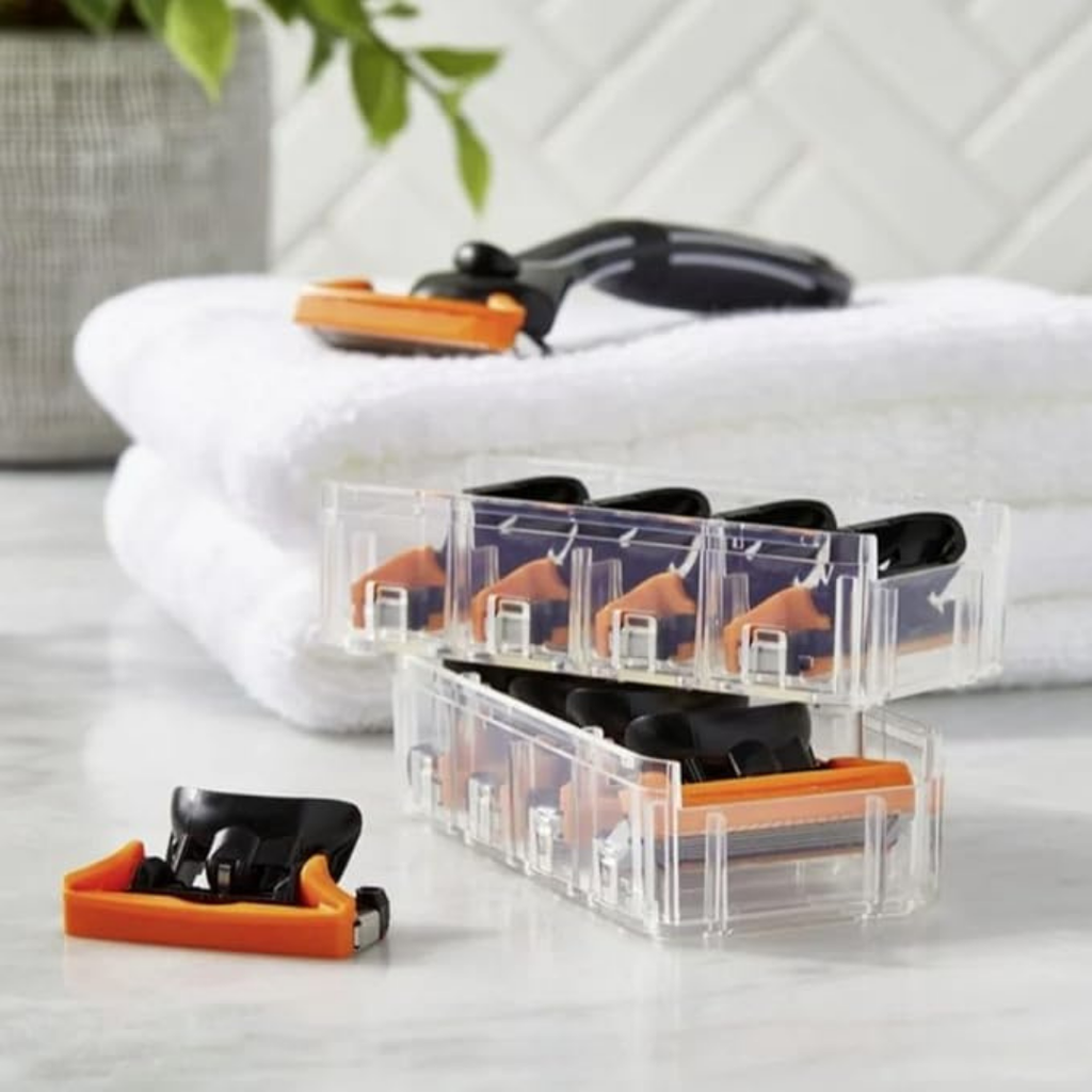 Equate 5 Blade Razor Cartridge Refills with Trimmer, compatible with Equate 5 Blade Handles, 24 Count 2 PACK