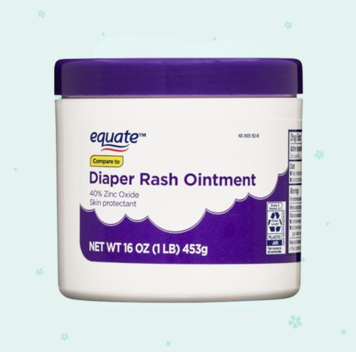 Equate Diaper Rash Ointment, 40% Zinc Oxide Skin Protectant, Paraben Free, Hypoallergenic, 16 oz, 3 Pack