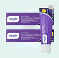 Equate Sculpted White Whitening Anti-Cavity Toothpaste with Fluoride, Fresh Mint, 3.8 oz, 2 Pack