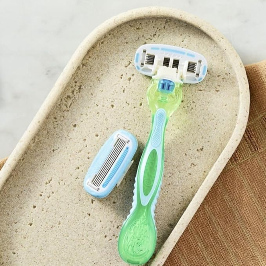 Equate The Ultimate 5 Blade Razor for Women with Shea Butter and Vitamin E, 1 Handle and 2 Cartridges, 3 Pack
