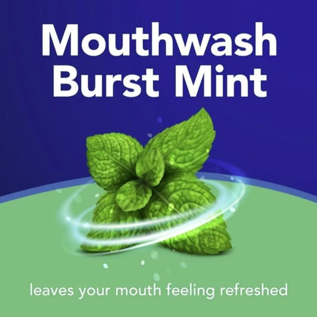Equate Sensitive Clean Floss Picks, Mouthwash Burst Mint, Gentle on Gums, 300 Count, 2 Pack