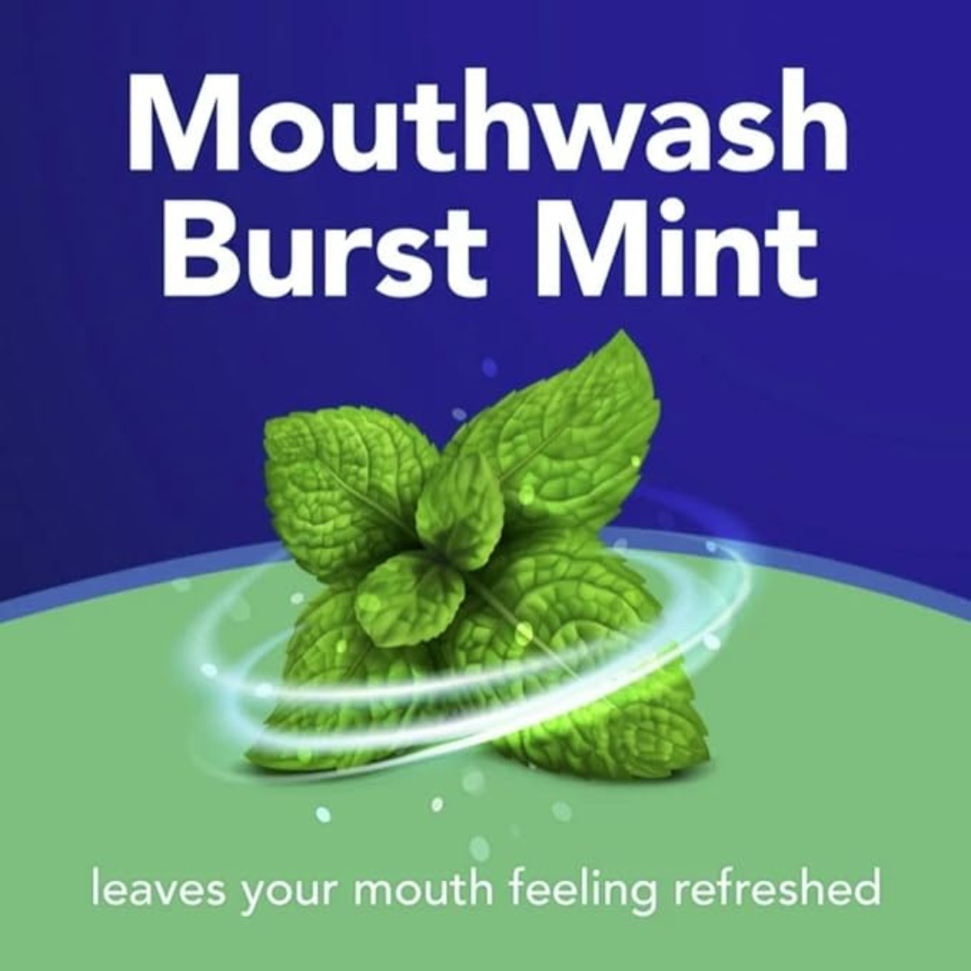 Equate Sensitive Clean Floss Picks, Mouthwash Burst Mint, Gentle on Gums, 300 Count, 2 Pack