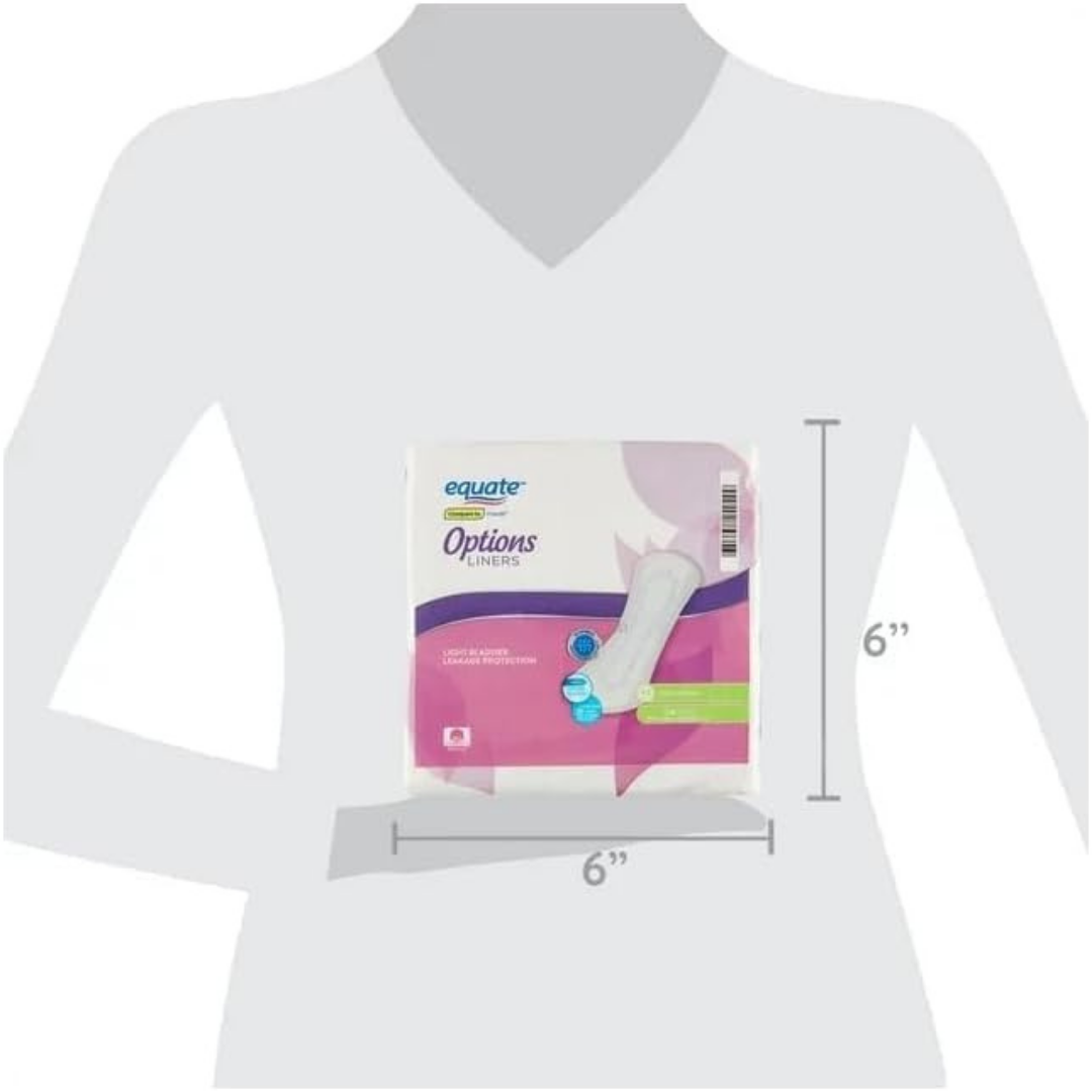 Generic Women Options Liners, Long Length, Very Light Absorbency, 48 Count (Pack of 1)