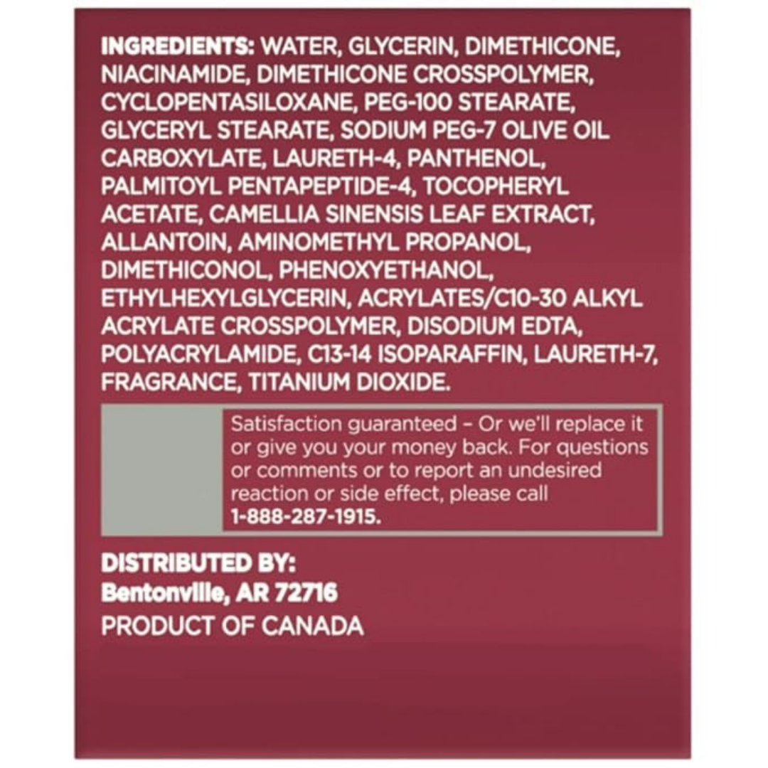 Equate Regenerating Replenishment Night Cream for Moisturizing Face Care, 2 oz, Night Recovery Cream