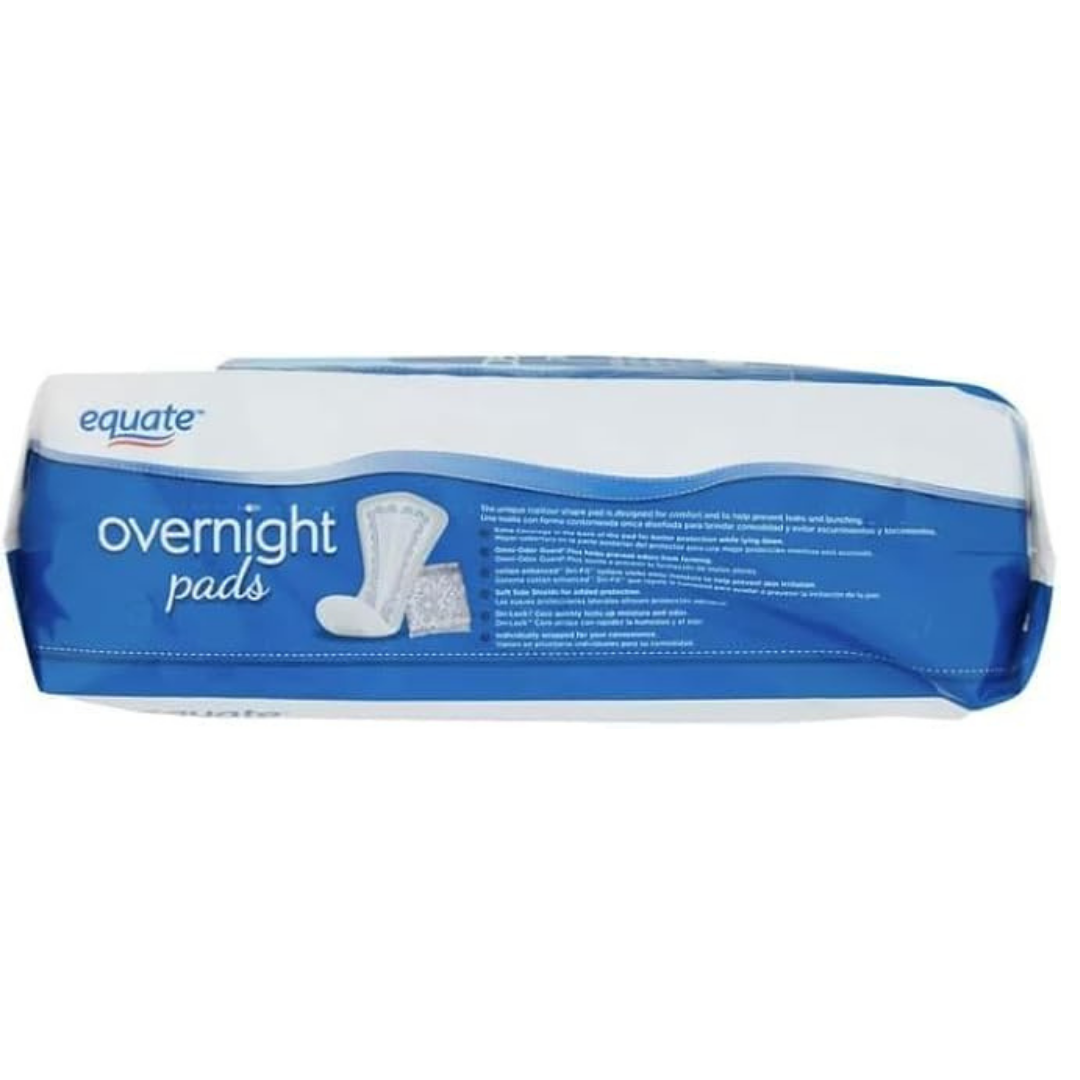 Equate Women's Incontinence Pads, Overnight (30 Count)