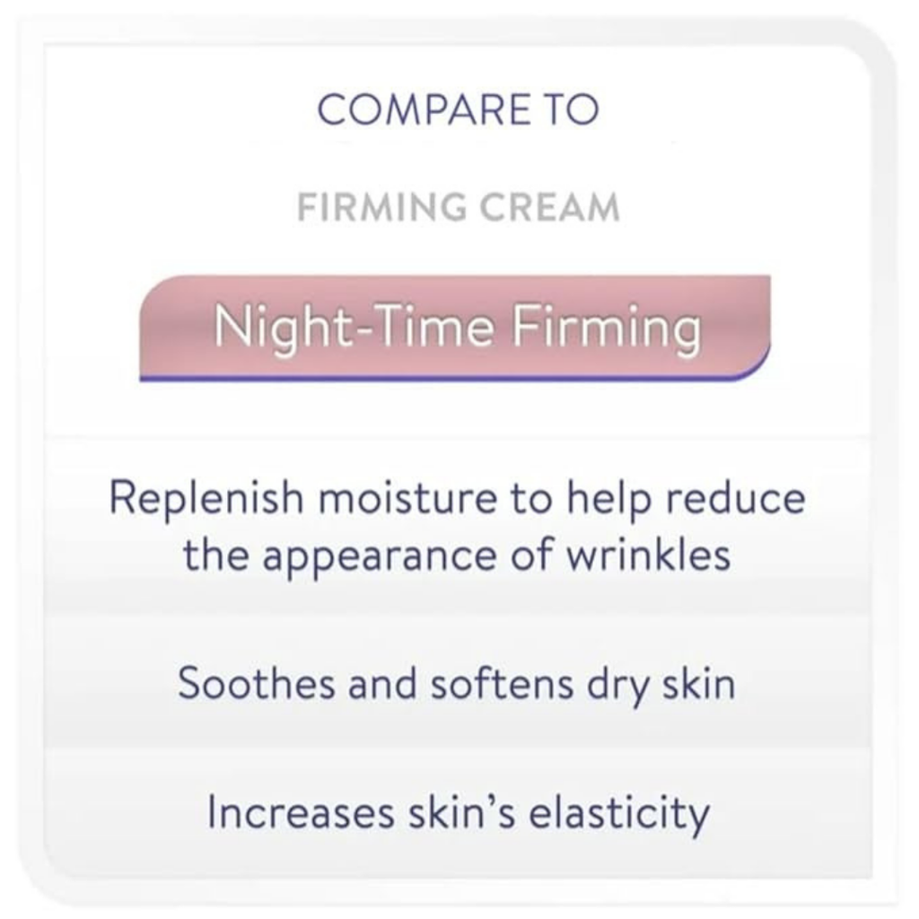 Equate Beauty Night-Time Firming Cream, Moisturizing Night Cream, 2 oz