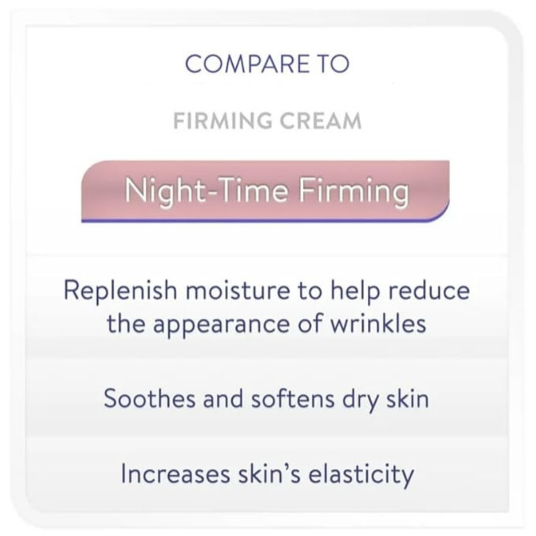 Equate Beauty Night-Time Firming Cream, Moisturizing Night Cream, 2 oz