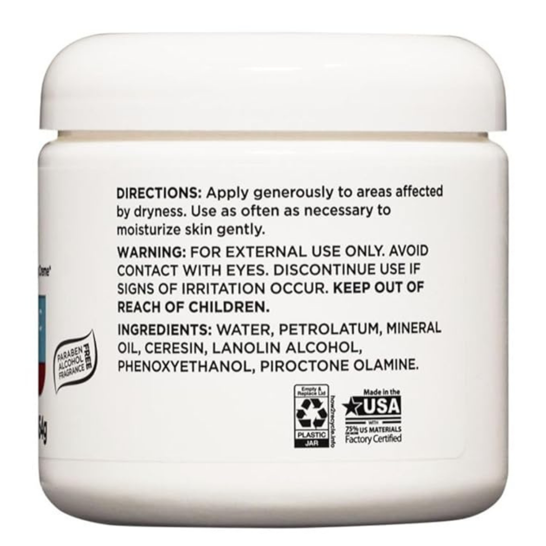Equate Therapeutic Dry Skin Cream Advanced Repair Body Cream for Very Dry Skin, Fragrance Free Daily Body Moisturizer, 16 Oz Jar (3 Pack)