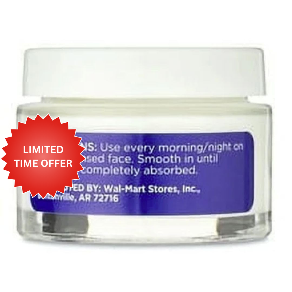 Equate Collagen Day & Night Moisturizer for Face Care to Smooth & Soften Skin, 1.7 oz (3 Pack)