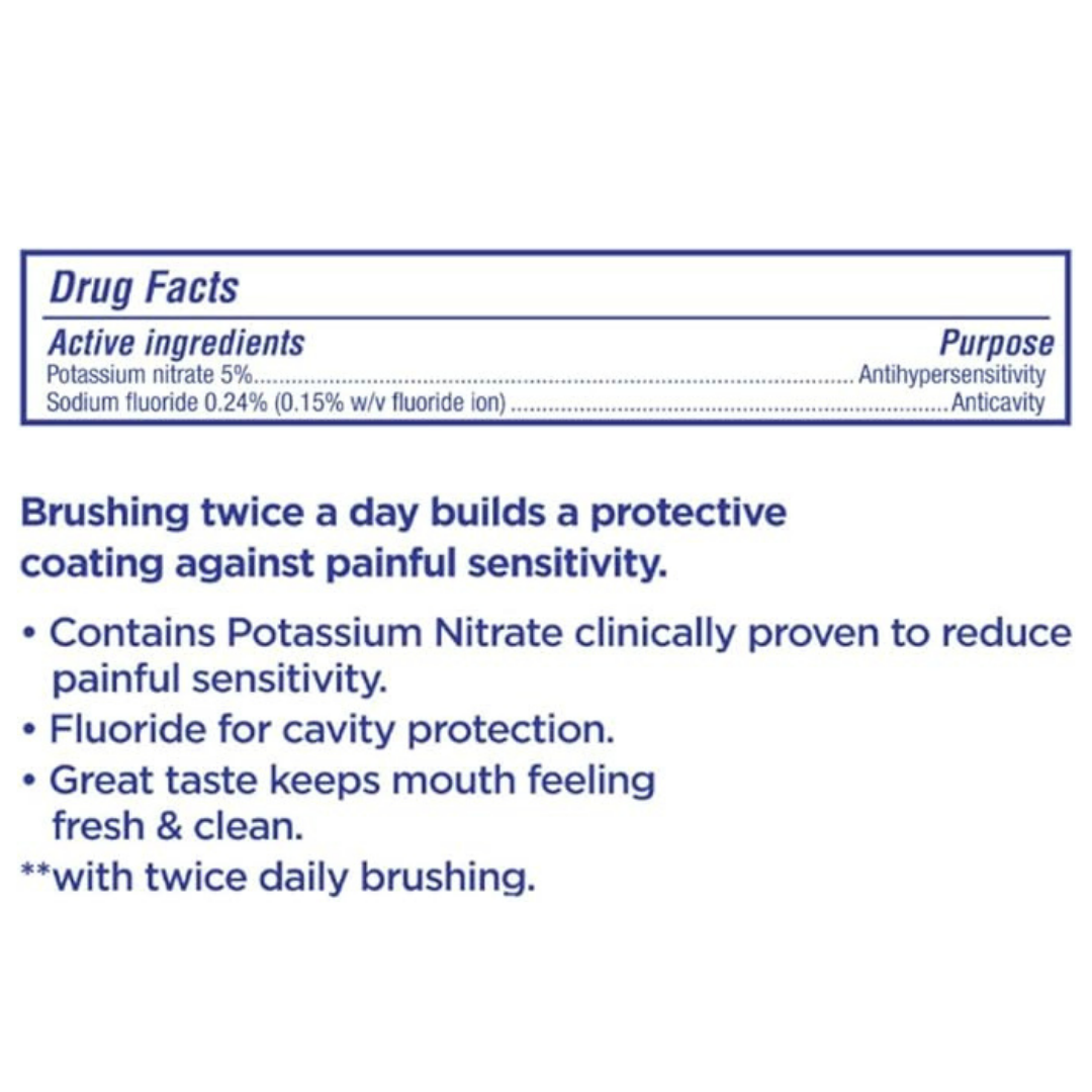 Equate Advanced Sensitive Extra Whitening Fluoride Toothpaste, 4 oz, 4 Pack, Cavity Protection