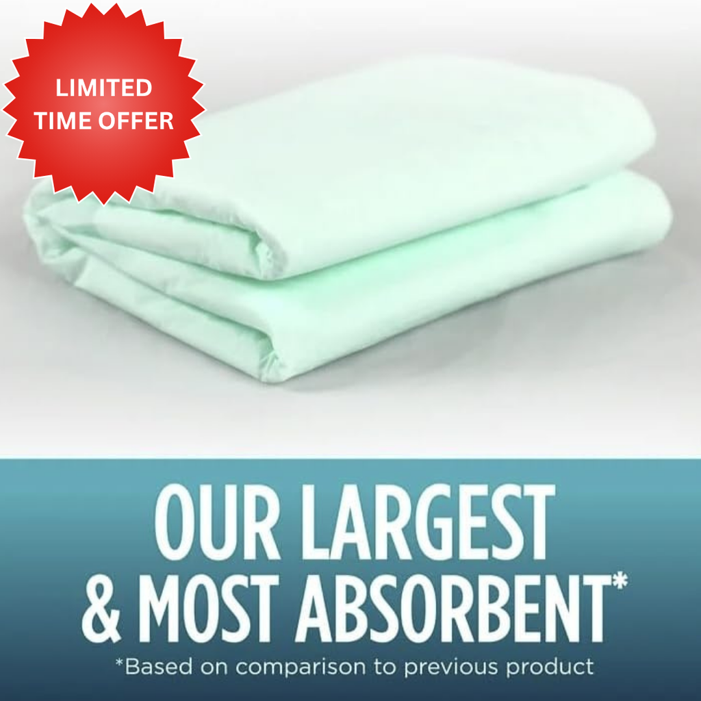 Assurance Unisex Premium Quilted Underpad, Maximum Absorbency, XL 30 Count, (Pack of 1).