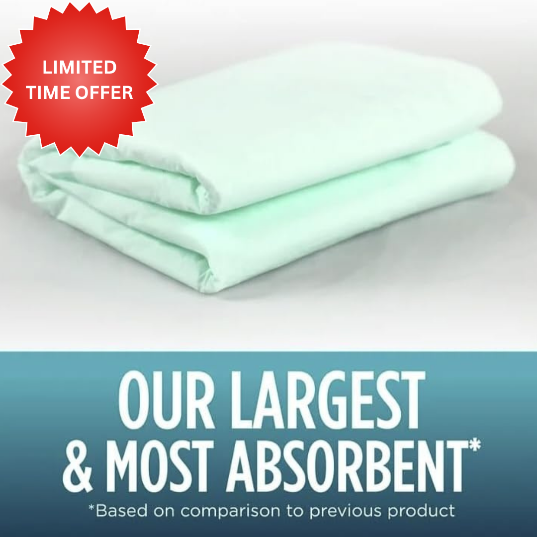 Assurance Unisex Premium Quilted Underpad, Maximum Absorbency, XL 30 Count, (Pack of 1).