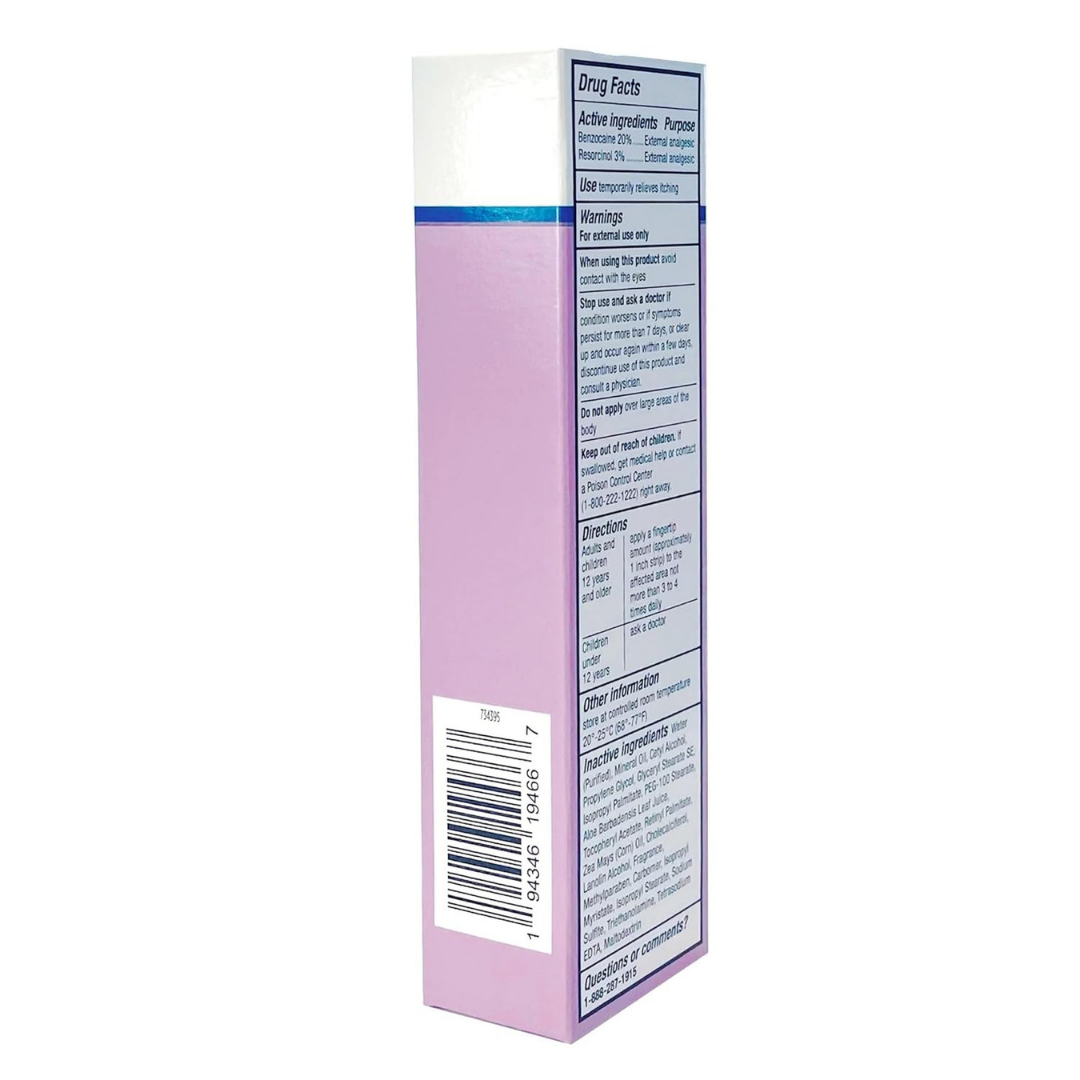 3 packs of Maximum Strength Vagicaine Anti-Itch Cream, 1oz, By Equate (3 Pack)