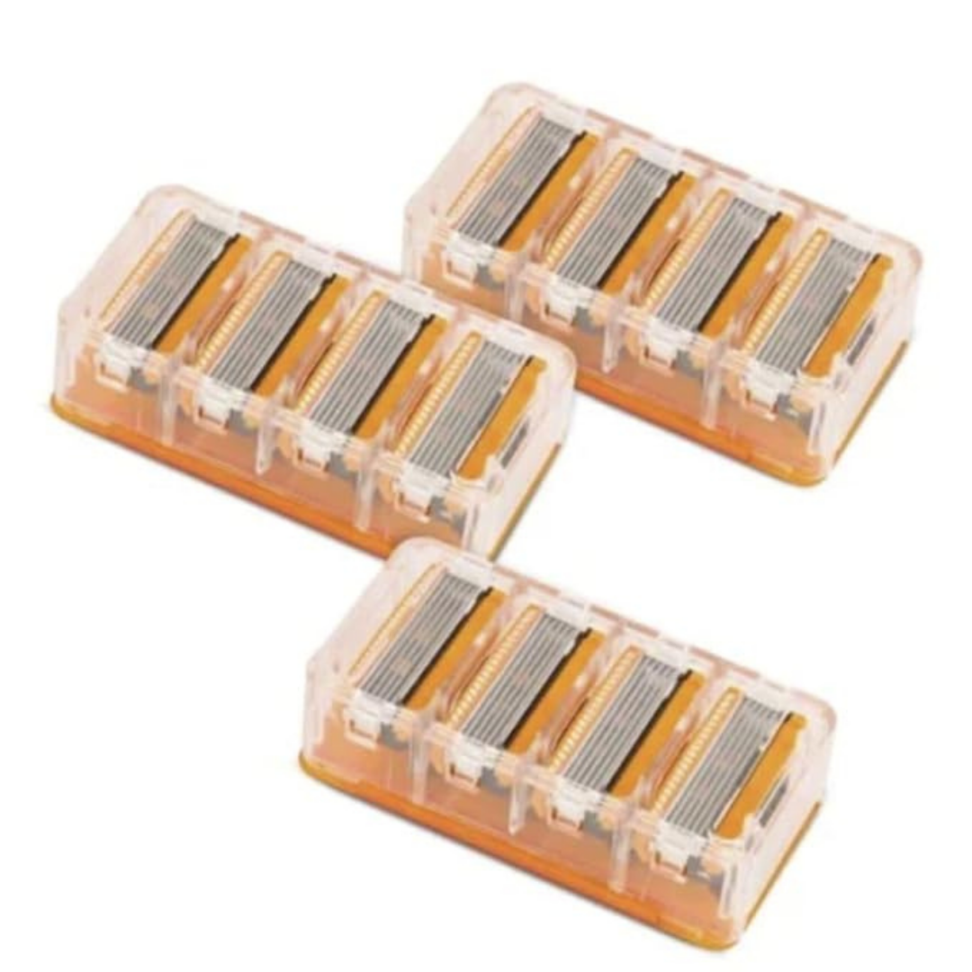 Equate 5 Blade Cartridges with Trimmer, 12 Count, Compatible with Equate 5 Blade Handles