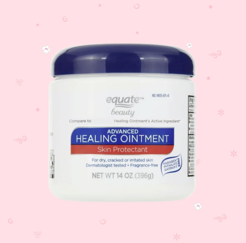 Equate Healing Ointment, Advanced Therapy Skin Protectant, Multi-Purpose Healing Ointment and Body Moisturizer, Holiday Gifts for Self Care, 14 Oz Jar (3 Pack)