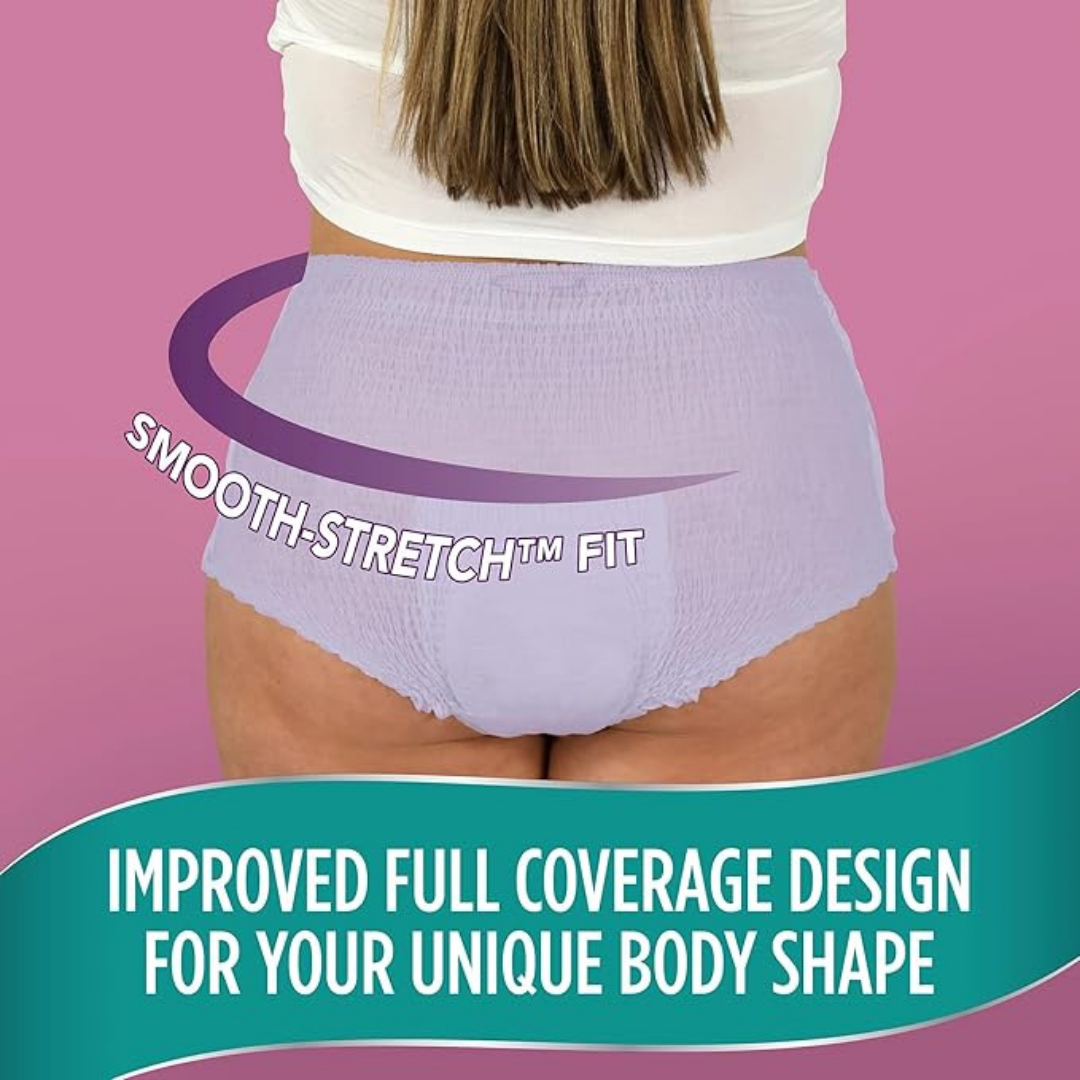 Generic Assurance Women's Incontinence & Postpartum Underwear, L, Maximum Absorbency (36 Count), Large, White